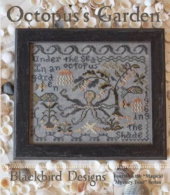 Blackbird Designs OCTOPUSS GARDEN Cross Stitch Pattern