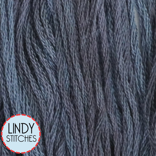 Blacksmith Blue Classic Colorworks Floss Hand Dyed Cotton Skein