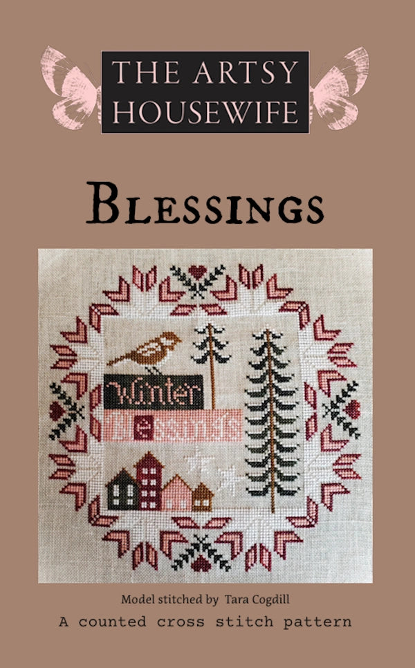 PREORDER Blessings The Artsy Housewife Cross Stitch Pattern