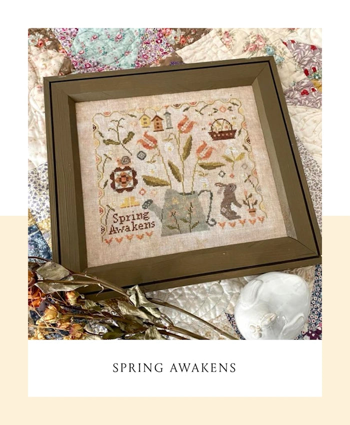 PREORDER Blueberry Ridge SPRING AWAKENS Cross Stitch Pattern Nashville Market