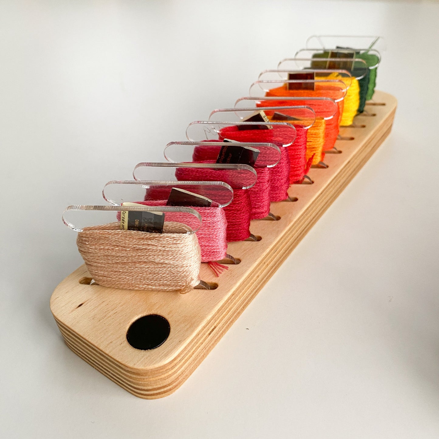 Wooden Bobbin Minder by Modern Hoopla