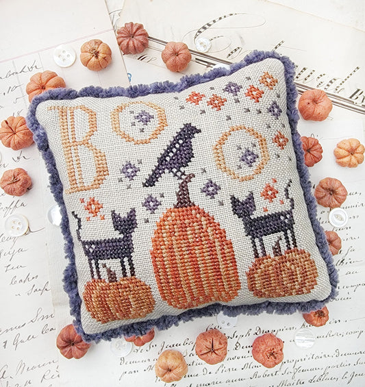 SALE Boo Hello from Liz Mathews Cross Stitch Pattern