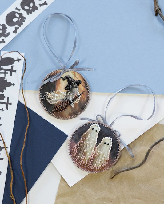 Boo! Beaded Embroidery Kit by Abris Arts ABT042