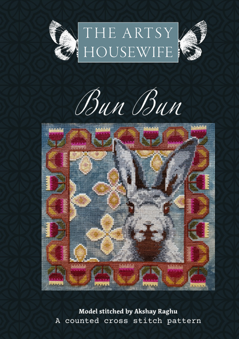 Bun Bun Cross Stitch Pattern by the Artsy Housewife Nashville Market