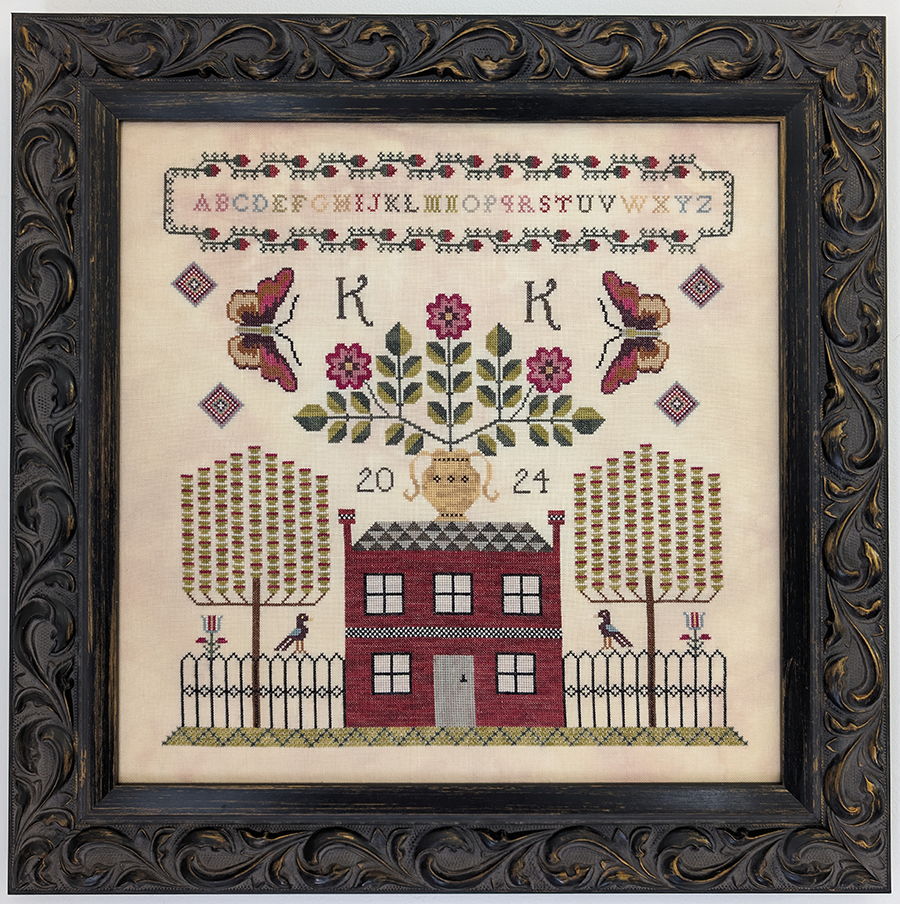 Butterflies and Blooms Cross Stitch Pattern by Fox and Rabbit Nashville Market