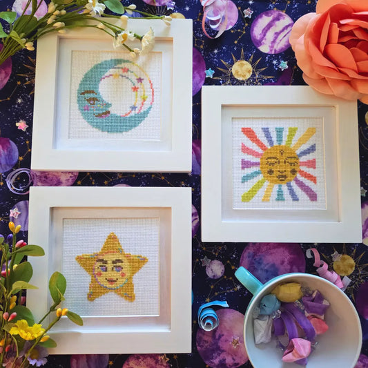 PREORDER BAD Stitch CELESTIAL VIBES Cross Stitch Pattern Set