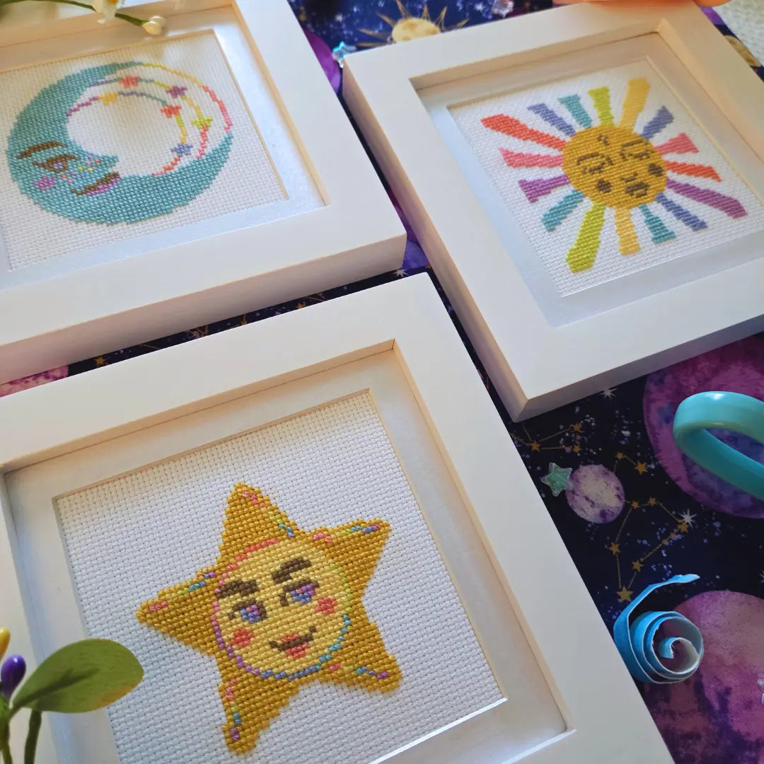PREORDER BAD Stitch CELESTIAL VIBES Cross Stitch Pattern Set
