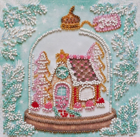 Cheerful House Cross Stitch Kit by Abris Art