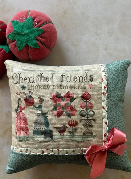 PREORDER Heart in Hand CHERISHED FRIENDS Cross Stitch Pattern Nashville Market