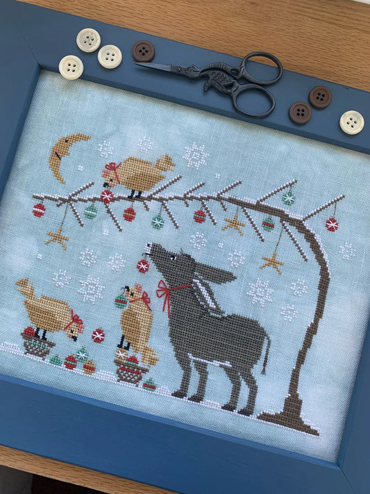 PREORDER Stitches By Ethel CHICKEN AND WAFFLES Cross Stitch Pattern