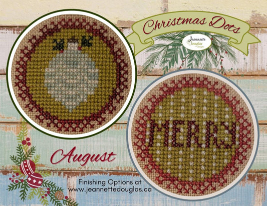 PREORDER Christmas Dots Series August by Jeannette Douglas Designs