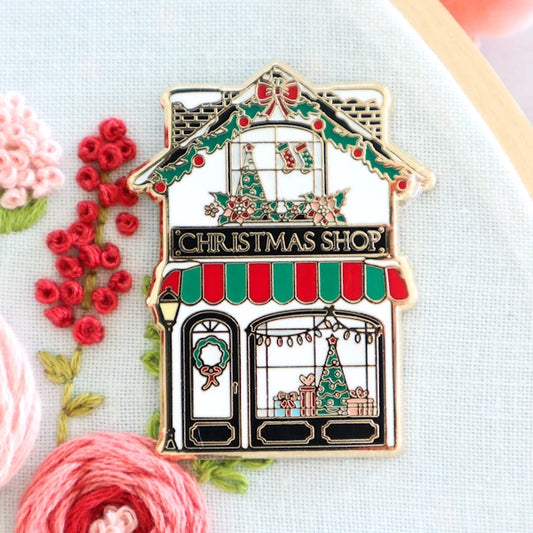 Christmas Shop Magnetic Needleminder by Flamingo Toes