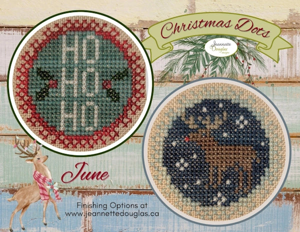 Christmas Dots Series June by Jeannette Douglas Designs