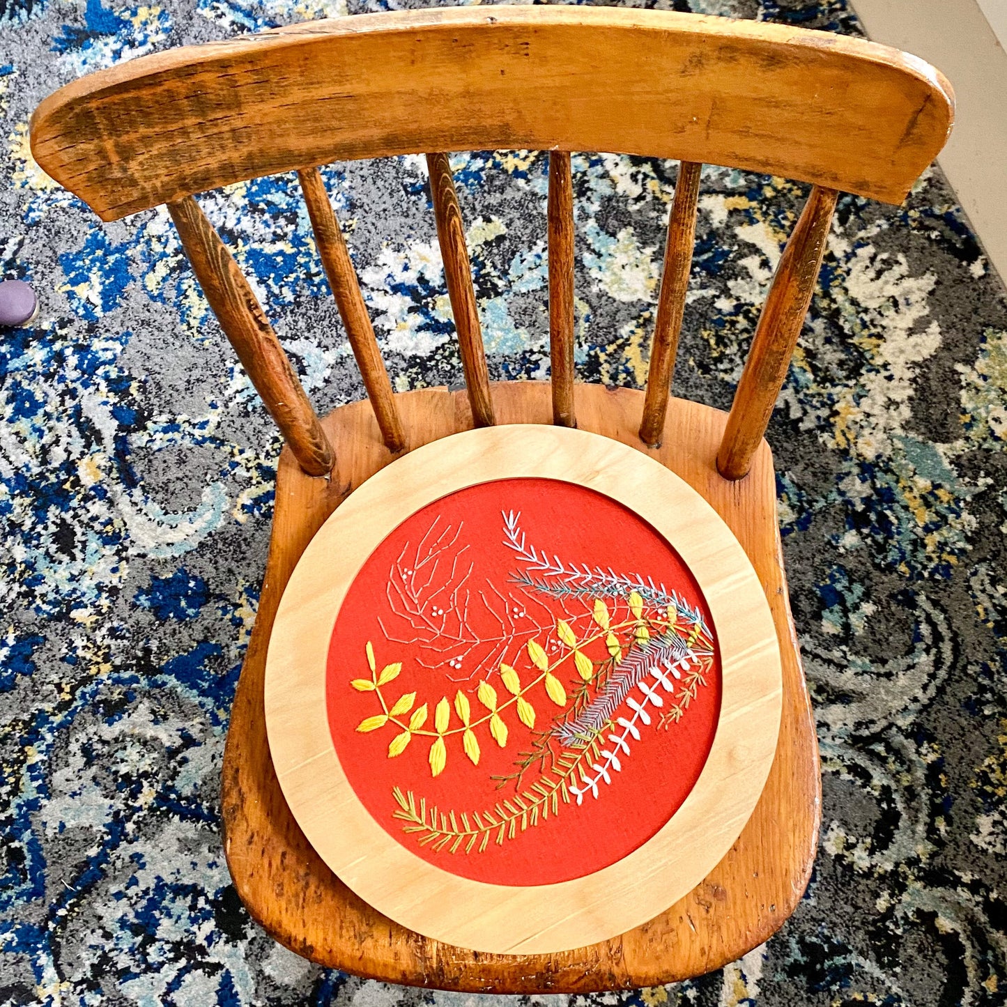 Circle Embroidery Hoop Wooden Frame