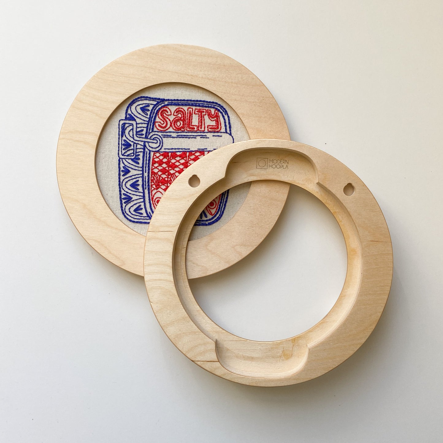 Circle Embroidery Hoop Wooden Frame