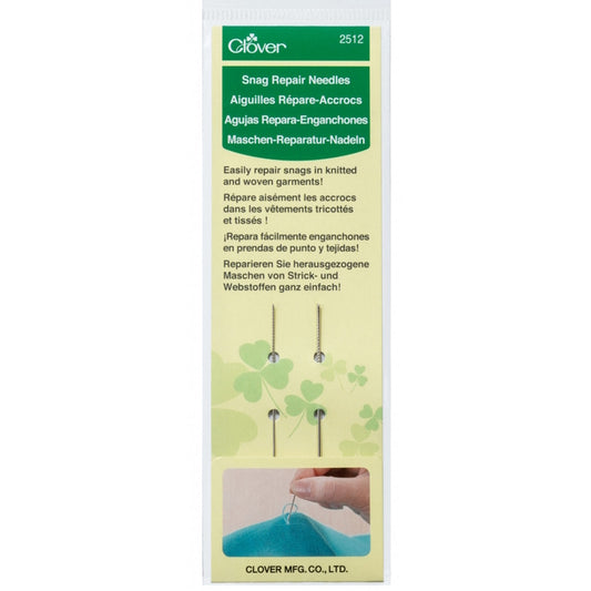 Snag Repair Needles by Clover - Two Sizes Included