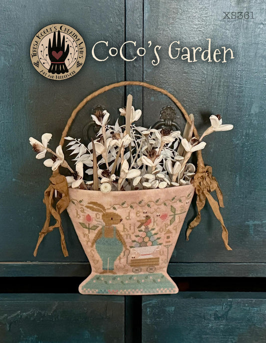 Coco's Garden Cross Stitch Pattern by Teresa Kogut Nashville Market