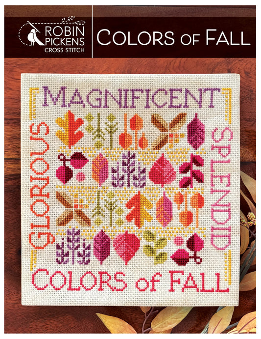 PREORDER Robin Pickens COLORS OF FALL Cross Stitch Pattern