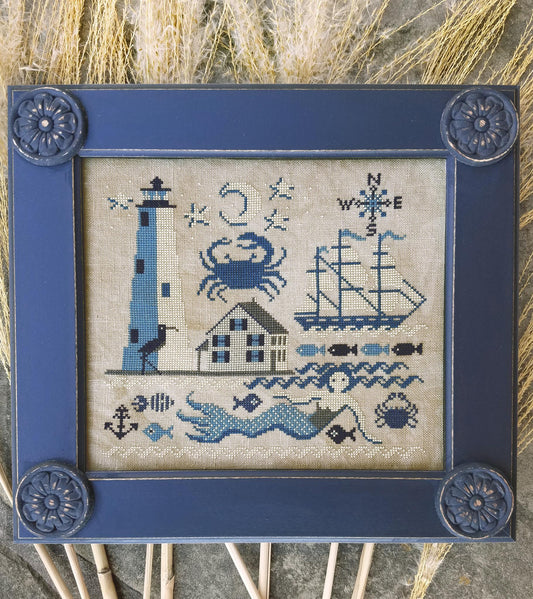 PREORDER Comfort Lighthouse Cross Stitch Pattern by Carriage House Samplings