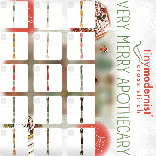 Very Merry Apothecary Floss Pack Tiny Modernist SAL