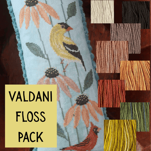 PREORDER FLOSS PACK for CONEFLOWER CHORUS by The Blue Flower