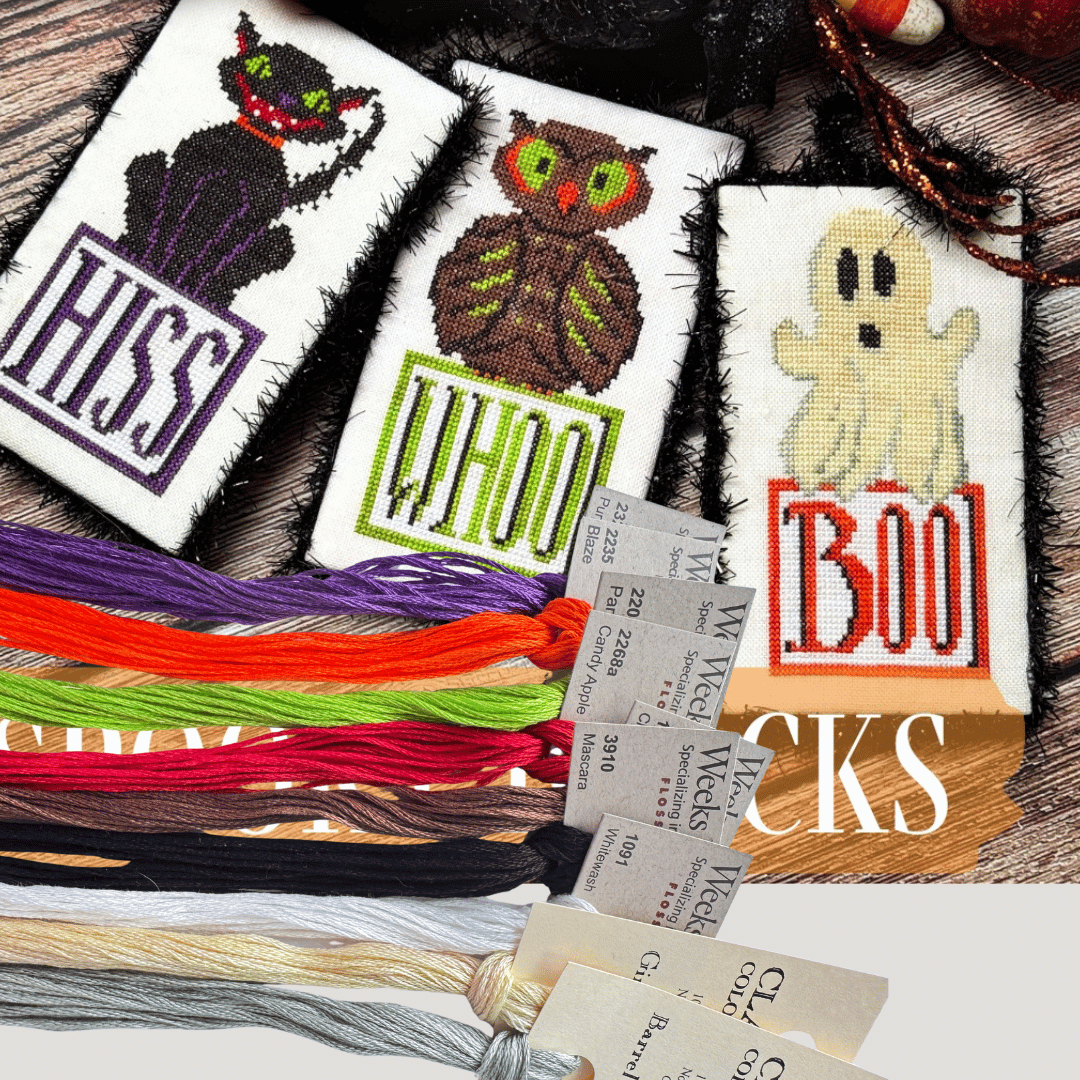 FLOSS PACK for Spooky Blocks 9 Skeins