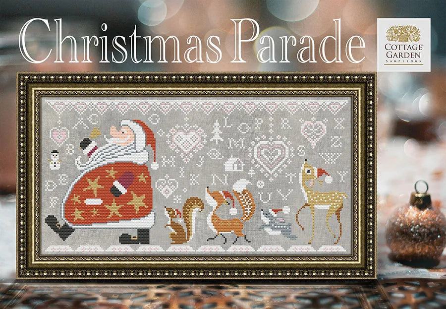 Christmas Parade Cross Stitch Pattern by Cottage Garden Samplings PHYSICAL copy