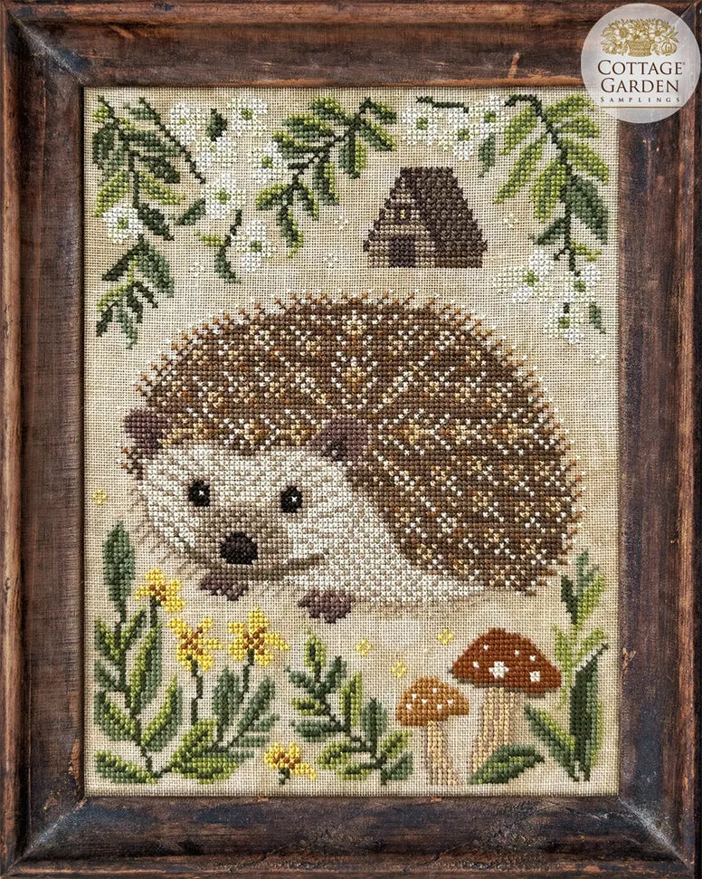 COMING SOON The Hedgehog Year in the Woods #11 by Cottage Garden Samplings Cross Stitch Pattern