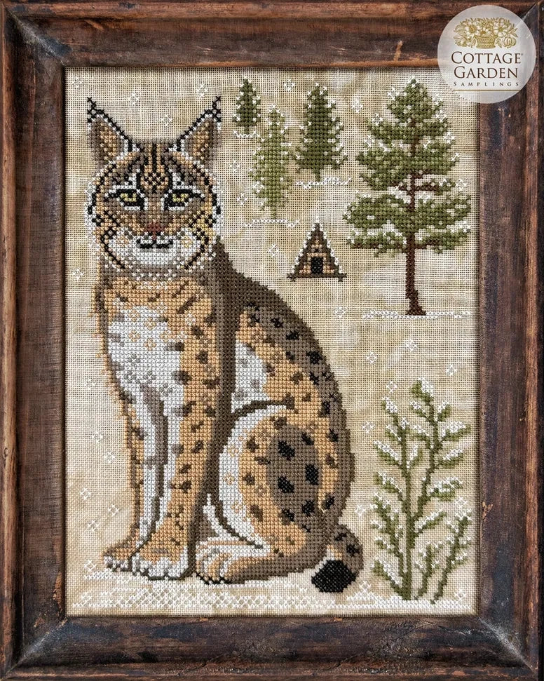 The Bobcat A Year in the Woods II #8 by Cottage Garden Samplings Cross Stitch Pattern
