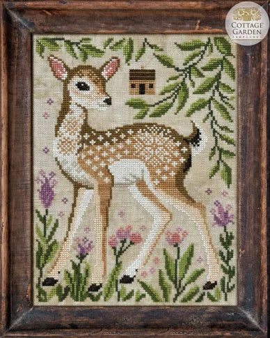 The Fawn Year in the Woods #12 by Cottage Garden Samplings Cross Stitch Pattern