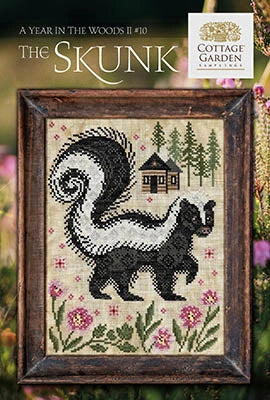 The Skunk Year in the Woods #10 by Cottage Garden Samplings Cross Stitch Pattern