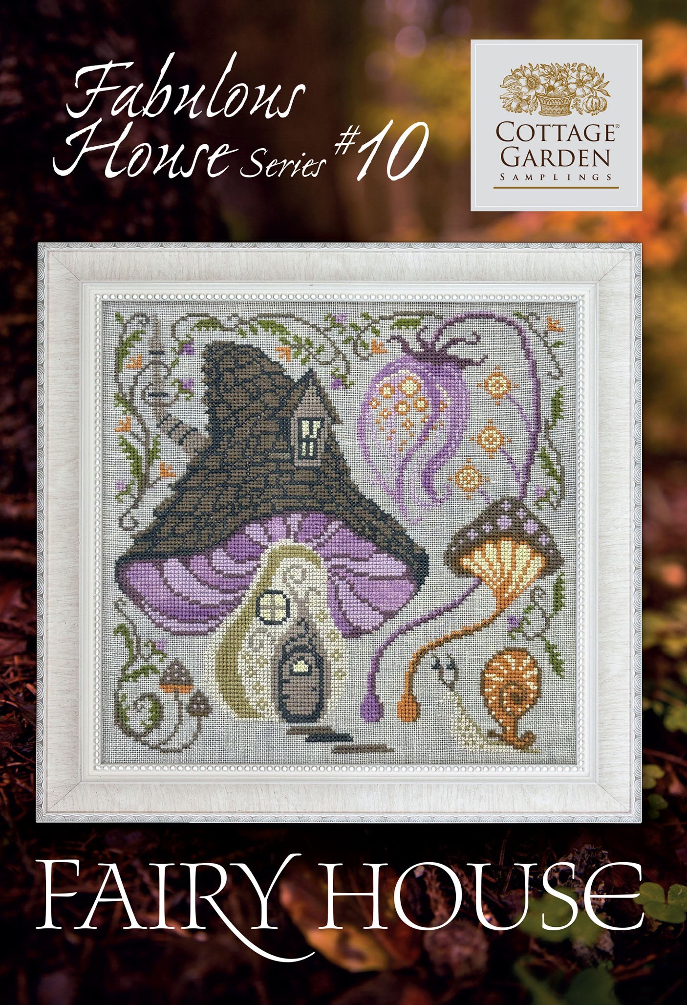 Fabulous House #10 Fairy House by Cottage Garden Samplings Cross Stitch Pattern