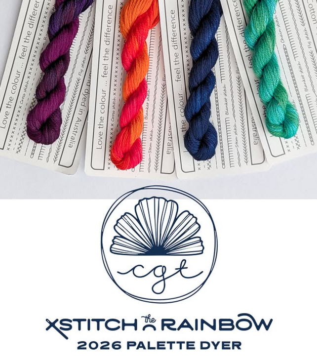 PREORDER FLOSS PACK for Beneath the Waves XStitch the Rainbow Collab Cottage Garden Threads