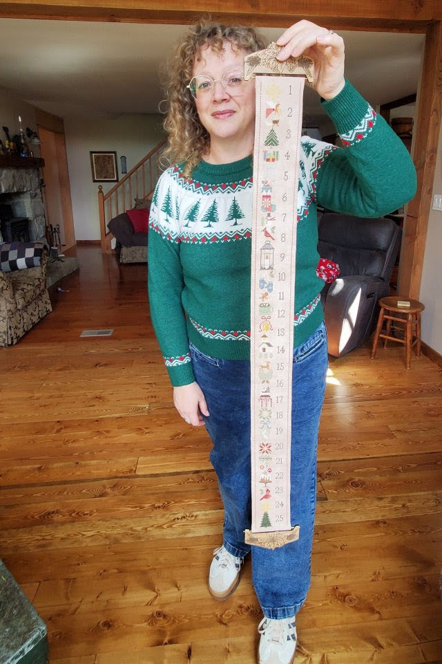 PREORDER Countdown to Christmas Heartstring Samplery Cross Stitch Pattern