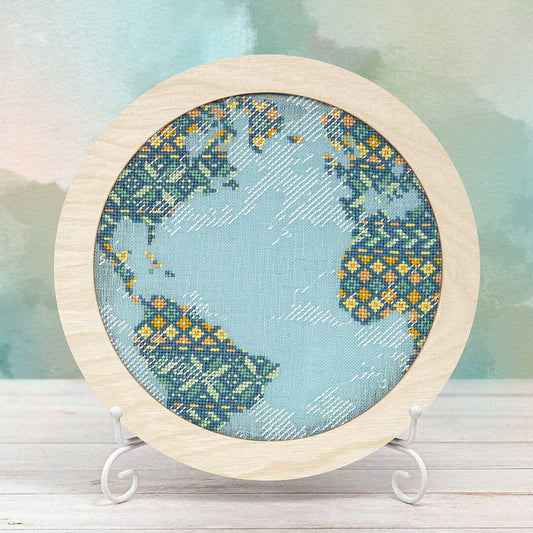 PREORDER Blue Earth by Counting Puddles Cross Stitch Pattern
