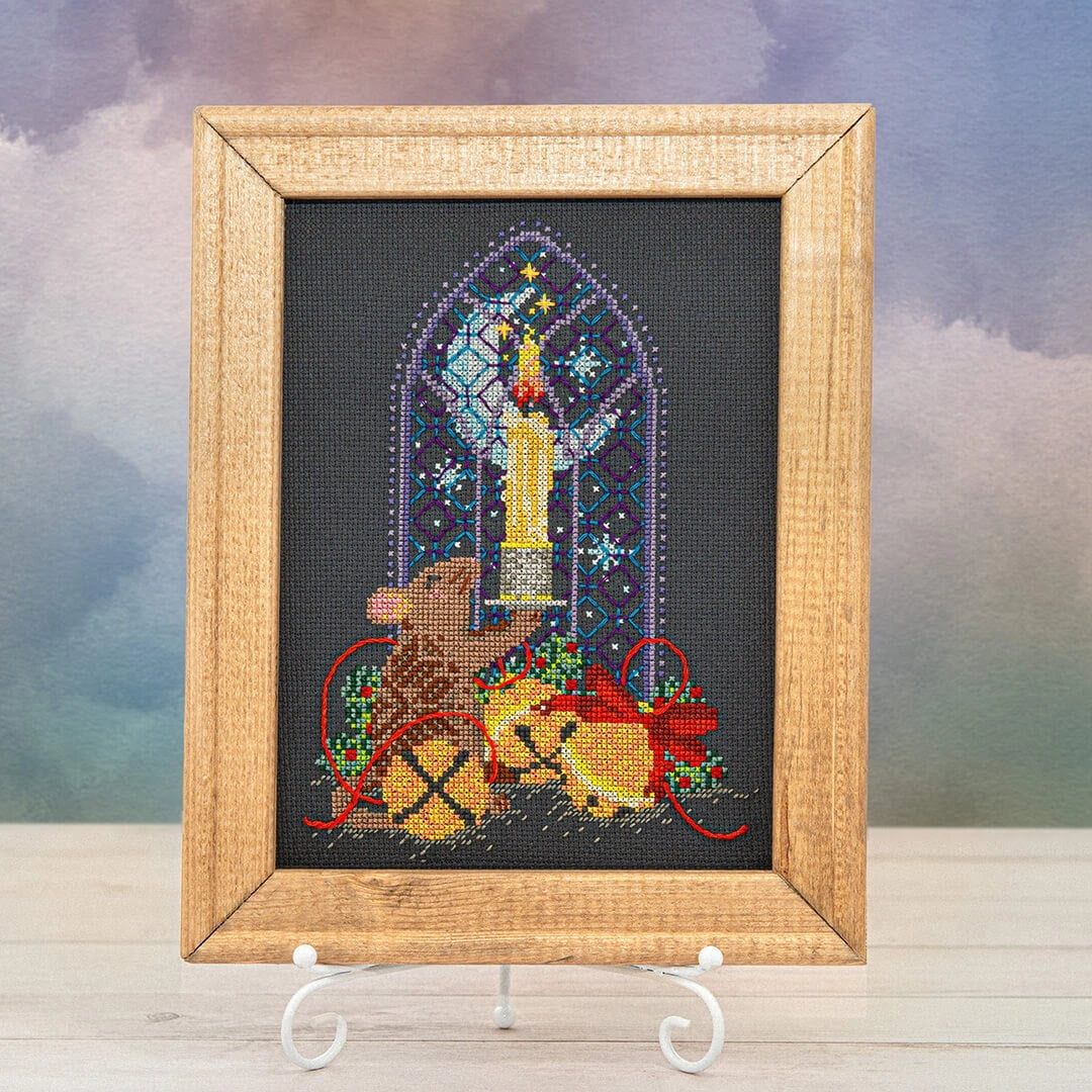 PREORDER Counting Puddles QUIET AS A CHURCH MOUSE Cross Stitch Pattern