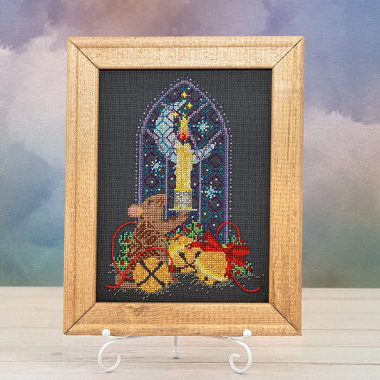 PREORDER Counting Puddles QUIET AS A CHURCH MOUSE Cross Stitch Pattern