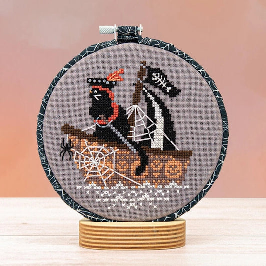 PREORDER Counting Puddles Purr-fect Pirate Cross Stitch Pattern