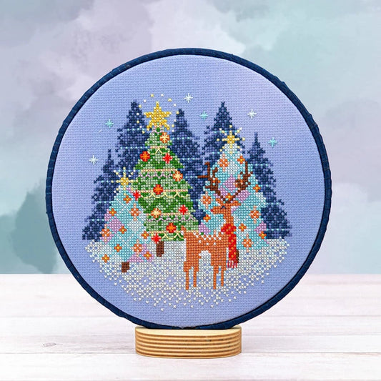 PREORDER Counting Puddles Reindeer Cheer Cross Stitch Pattern