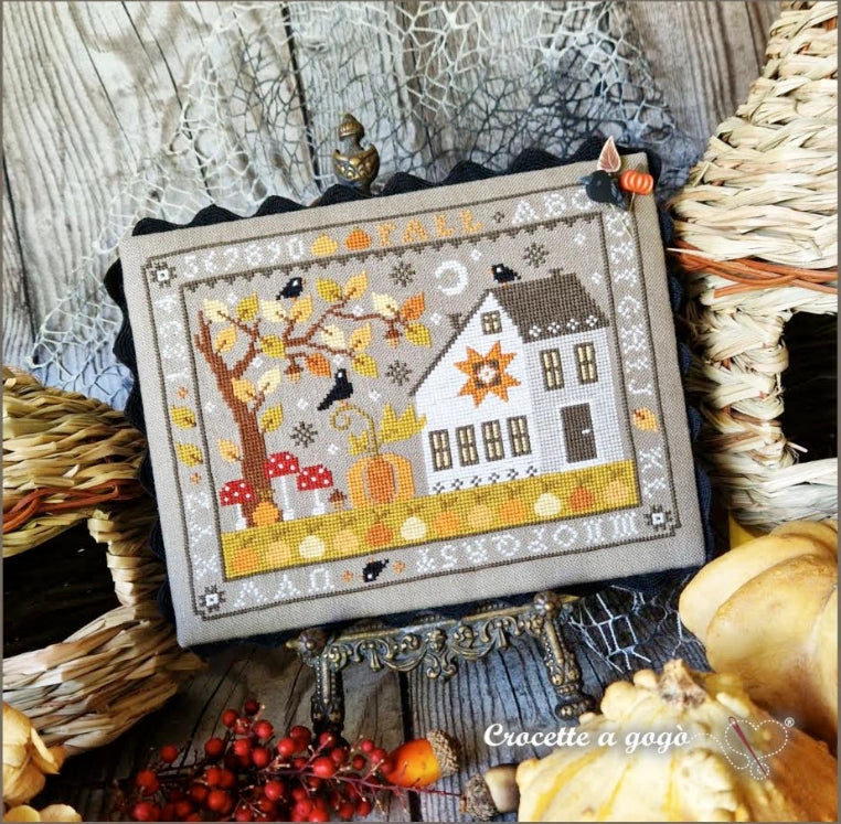 Fall in the Garden Cross Stitch Pattern by Crocette A Gogo