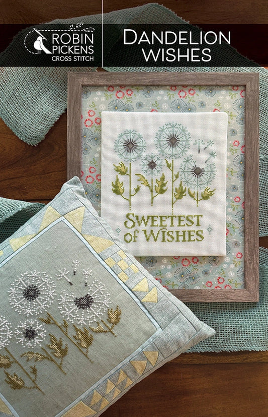 Dandelion Wishes Cross Stitch Pattern by Robin Pickens Nashville Market