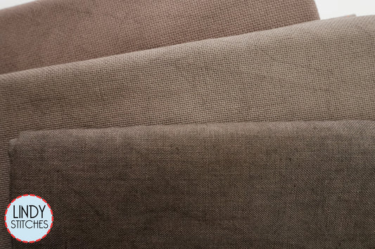 20 Count Dark Soil Hand Dyed Aida by Xjudesign