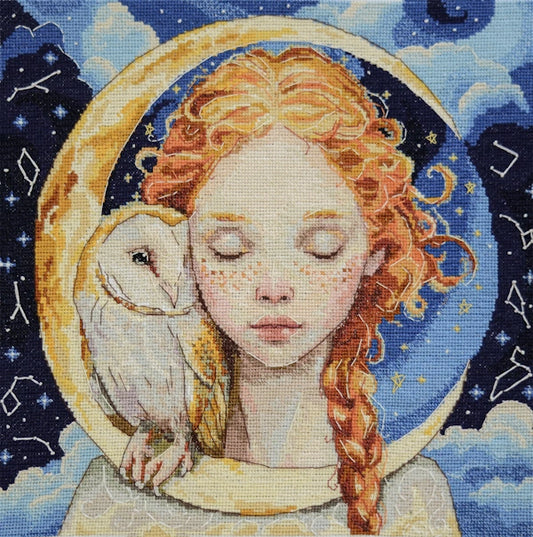 Daughter of the Moon Beaded Embroidery Kit by Abris Arts AH271