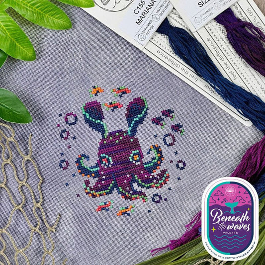 PREORDER Stitch Crypt DEEP SEA DUMBO Cross Stitch Pattern Nashville Market