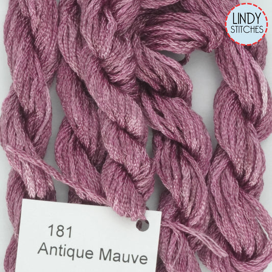Antique Mauve Dinky Dyes Silk Floss 181
