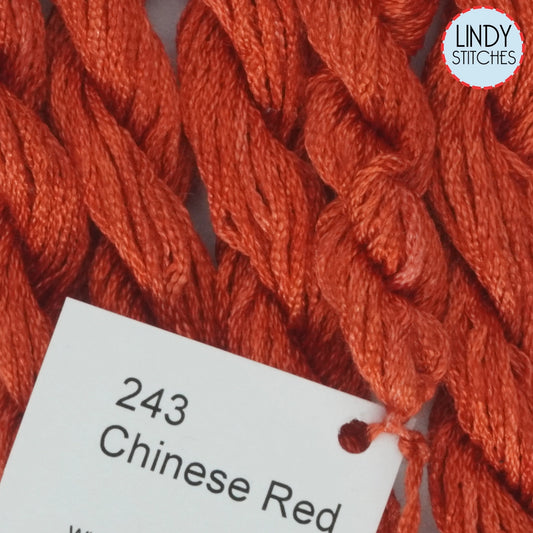 Chinese Red Dinky Dyes Silk Floss 243