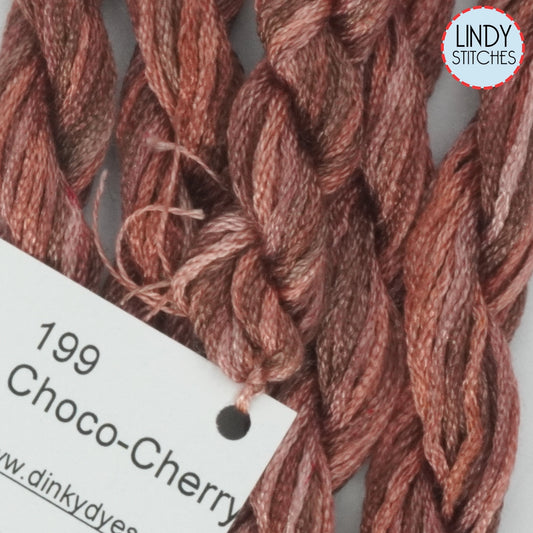 Choco-Cherry Dinky Dyes Silk Floss 199