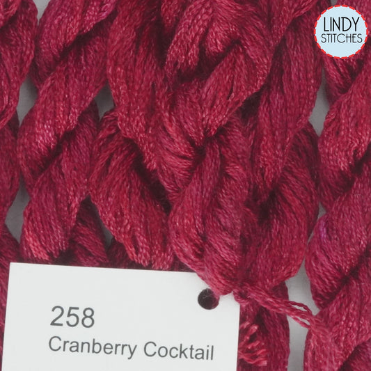 Cranberry Cocktail Dinky Dyes Silk Floss 258