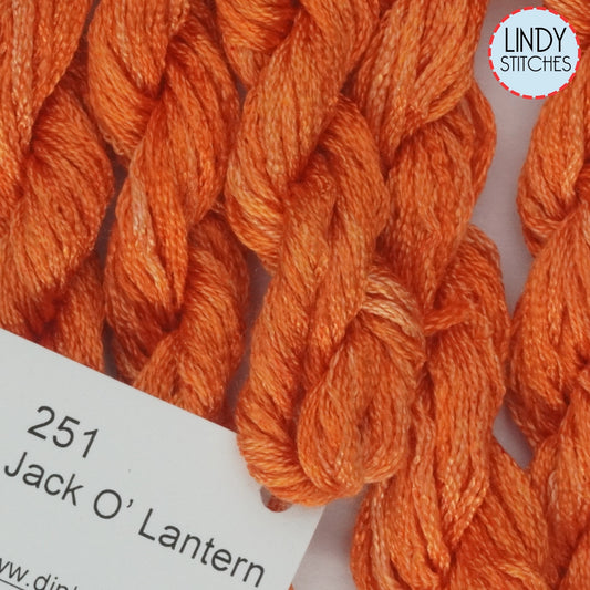 Jack O' Lantern Dinky Dyes Silk Floss 251