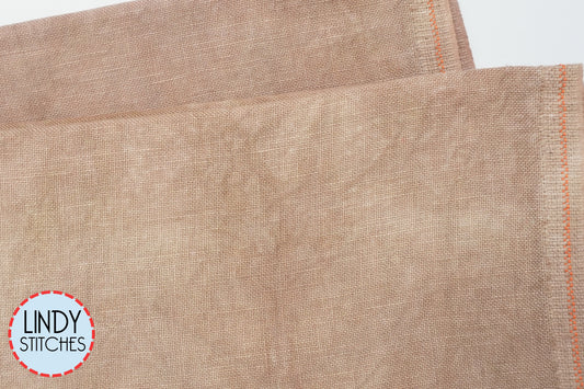 36 Count Driftwood Linen Hand Dyed Fabrics by Stephanie Cross Stitch Fabric